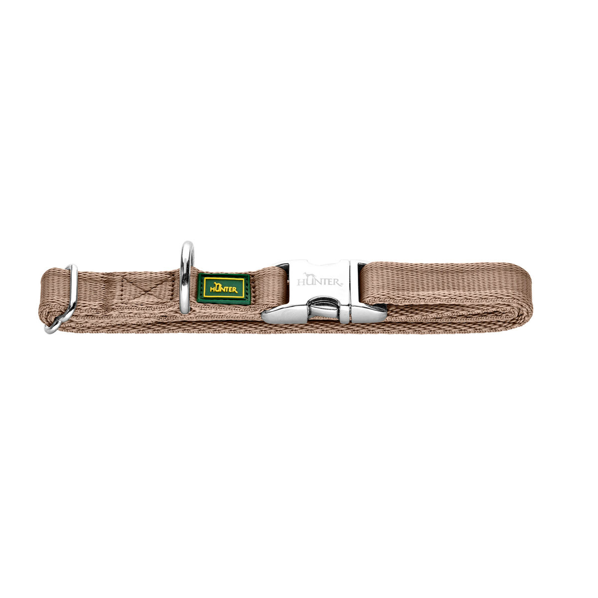 Hundehalsbånd Hunter Inari Beige M 30-45 cm
